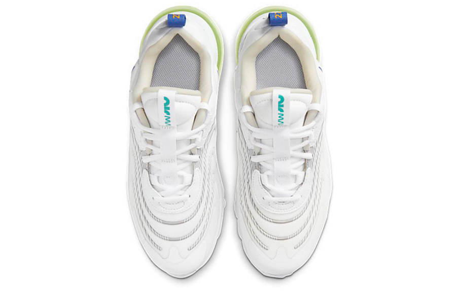 Фото № 4 с приближением к товару «‎Nike Air Max 270 React ENG (GS) WhiteBlueGreen»