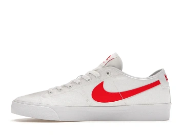 Nike SB Blazer Court White University Red - 3