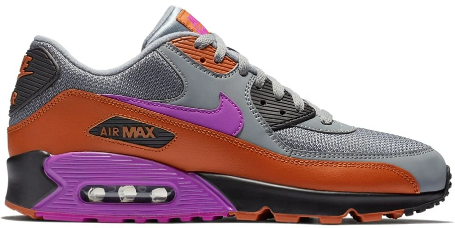 Фото № 1 с приближением к товару «‎Nike Air Max 90 Cool Grey Dark Russet»
