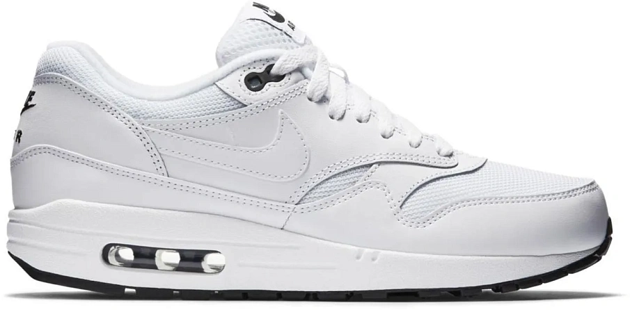 Фото № 1 с приближением к товару «‎Nike Air Max 1 White White Black»