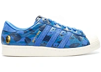 Фото № 1 с приближением к товару «‎adidas Superstar 80s Undefeated Bape Blue Camo»
