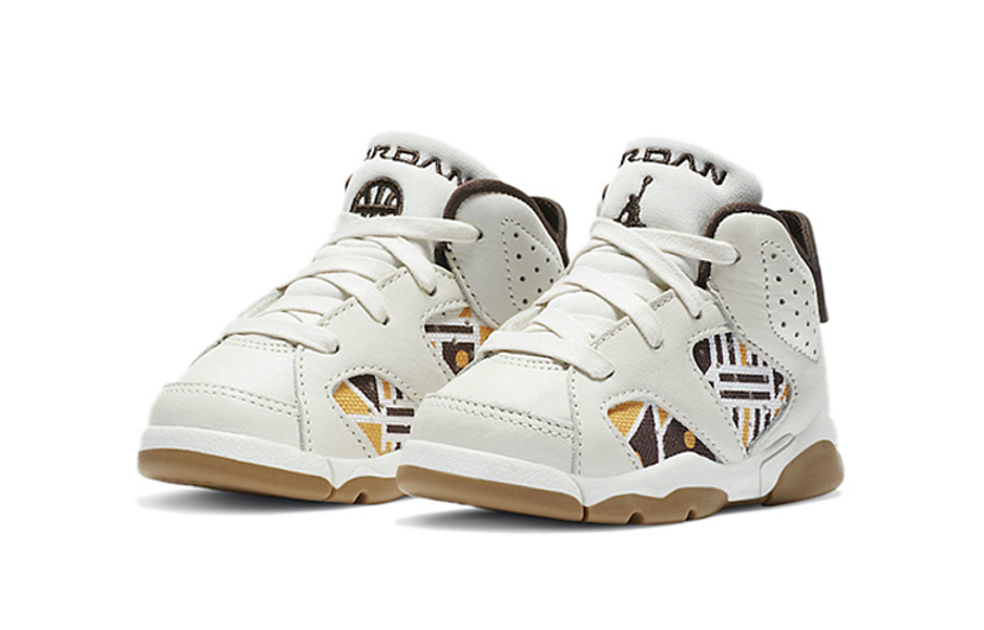 Фото № 3 с приближением к товару «‎Air Jordan 6 Retro TD 'Quai 54 - Sail Gum'»