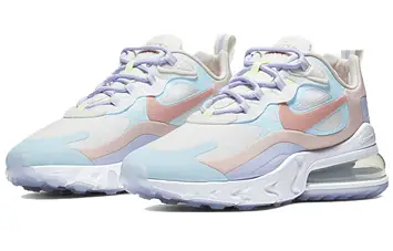 Nike Air Max270 React Running Shoes Sail Coral Stardust (CQ4805-146) - 4
