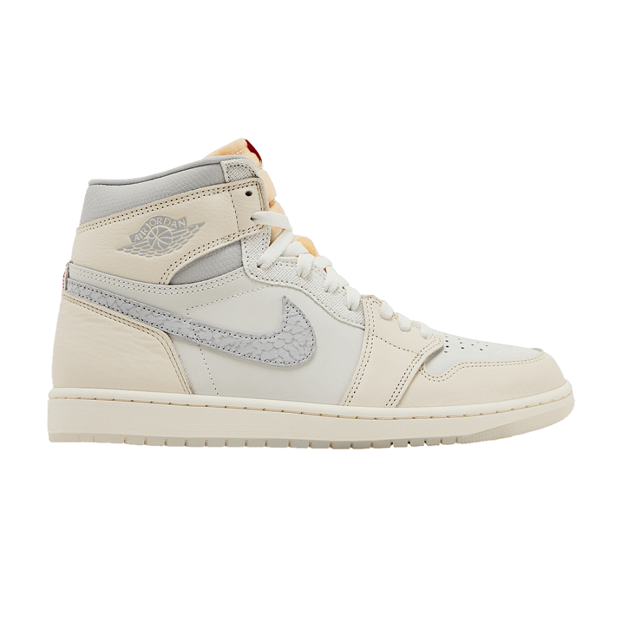 Фото № 1 с приближением к товару «‎Air Jordan 1 High Retro OG Sail Elephant Print»