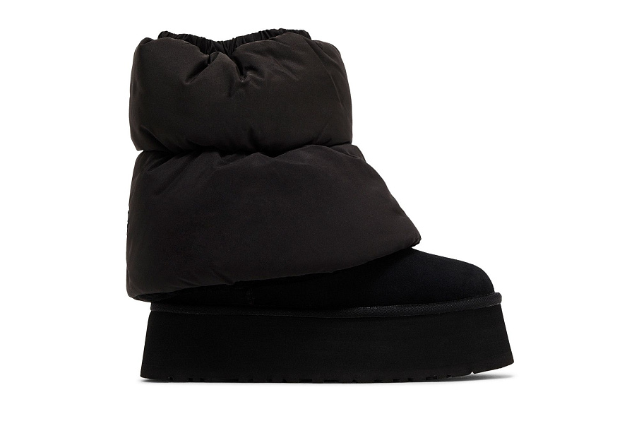 Фото № 2 с приближением к товару «‎UGG Women's Classic Mini Dipper Puffer Black»