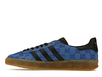 Фото № 5 с приближением к товару «‎adidas x Gucci Gazelle Blue GG Monogram»