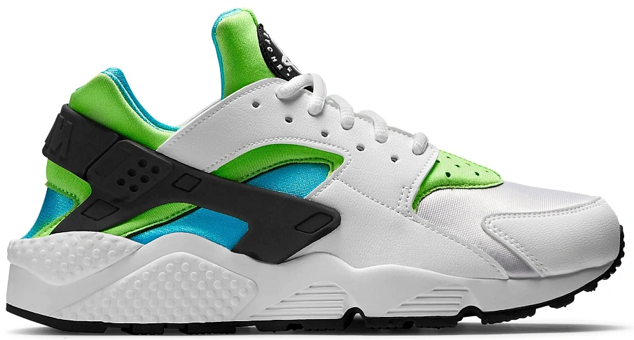 Фото № 1 с приближением к товару «‎Nike Air Huarache Run White Clearwater Flash Lime »