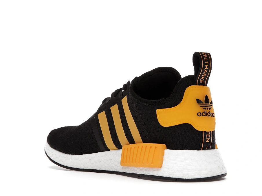 Фото № 5 с приближением к товару «‎adidas NMD R1 Core Black Active Gold»