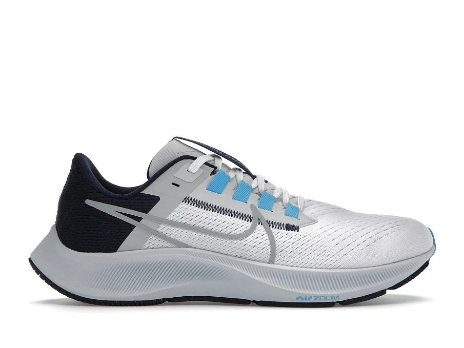 Фото № 1 с приближением к товару «‎Nike Air Zoom Pegasus 38 White Midnight Navy»