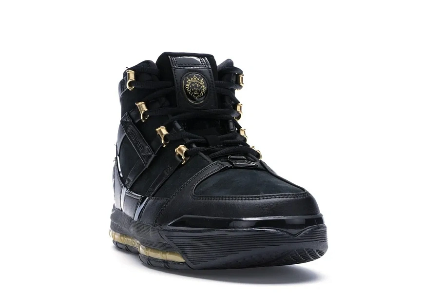 Фото № 3 с приближением к товару «‎Nike LeBron Zoom 3 Black Metallic Gold»