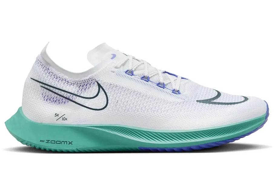 Фото № 1 с приближением к товару «‎Nike ZoomX Streakfly White Clear Jade Ultramarine»