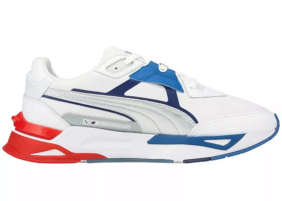 Фото № 1 с приближением к товару «‎Puma Mirage Sport BMW Motorsport White Silver Strong Blue»