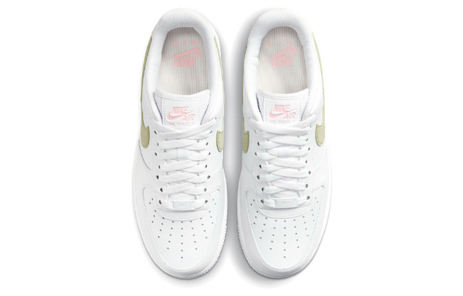 Фото № 4 с приближением к товару «‎Nike Air Force 1 Low "Olive Suede Swooshes" WhiteGreen»