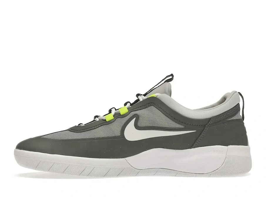 Фото № 3 с приближением к товару «‎Nike SB Nyjah Free 2 Grey Neon»