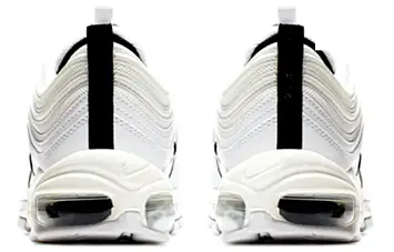 Nike Air Max 97 (W) Running Shoes White Black Silver - 5