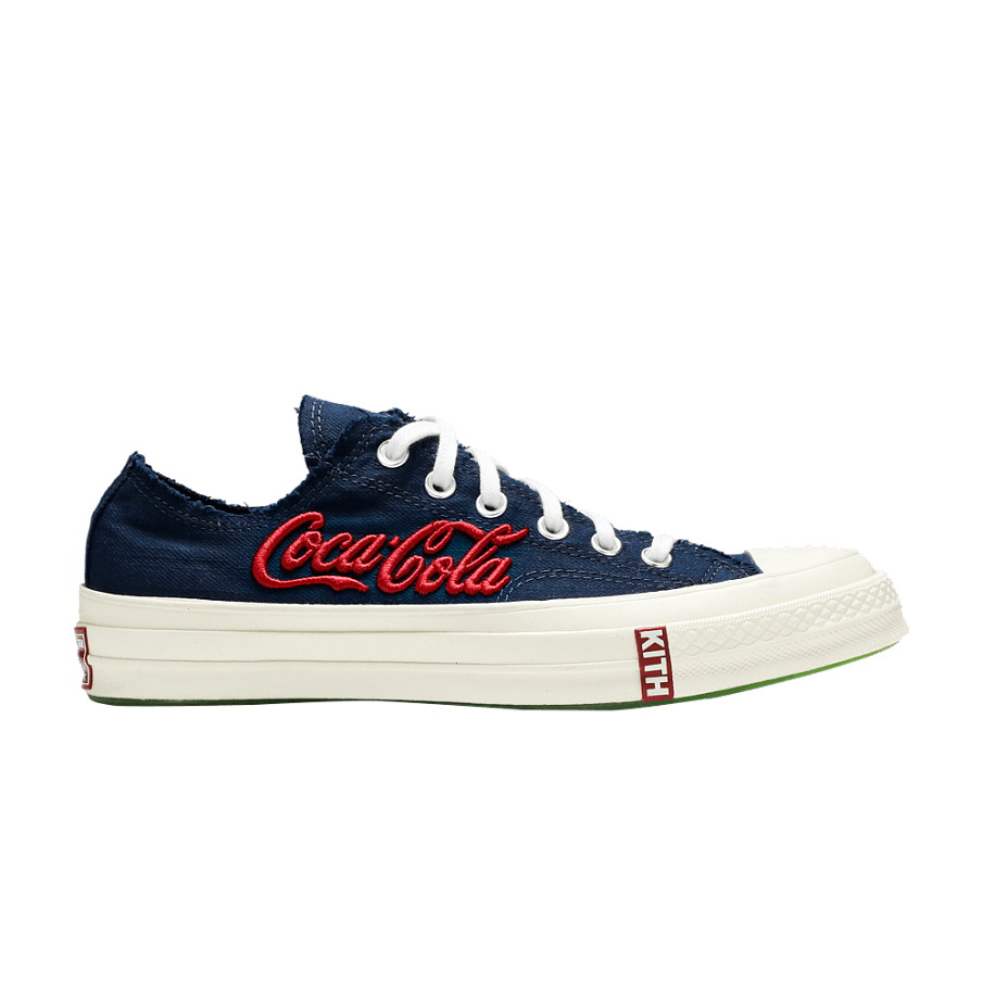 Фото № 1 с приближением к товару «‎Kith x Coca-Cola x Converse Chuck 70 Low Navy»