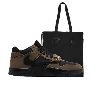 Travis Scott x Air Jordan Jordan Jumpman Jack TR Dark Mocha With Tote Bag - 1