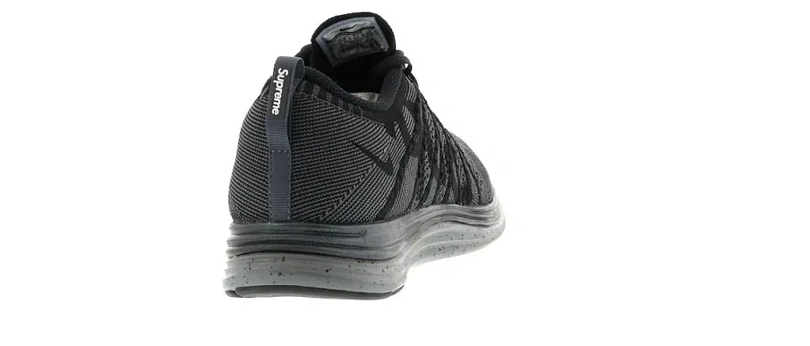 Фото № 4 с приближением к товару «‎Nike Flyknit Lunar1+ Supreme Black»