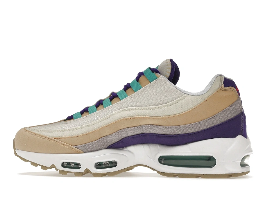 Фото № 5 с приближением к товару «‎Nike Air Max 95 Air Sprung Sail Purple Teal»