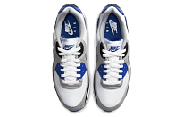 Фото № 4 с приближением к товару «‎Nike Air Max 90 Running Shoes WhiteHyper Royal-Black-Particle Grey»