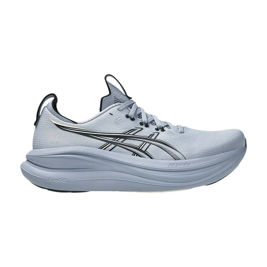 Фото № 1 с приближением к товару «‎ASICS Gel Nimbus 28 Grey Blue Black»