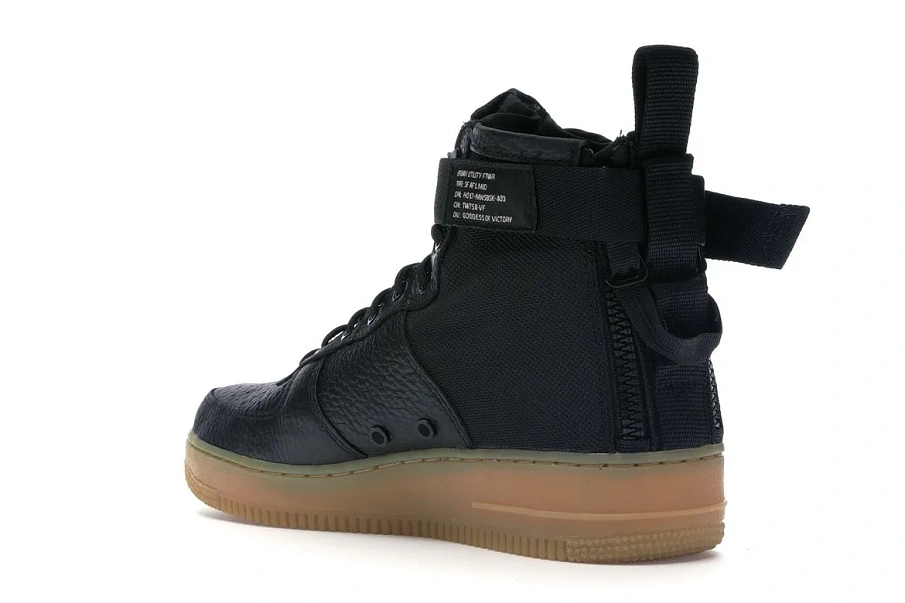 Фото № 6 с приближением к товару «‎Nike SF Air Force 1 Mid Black Gum»