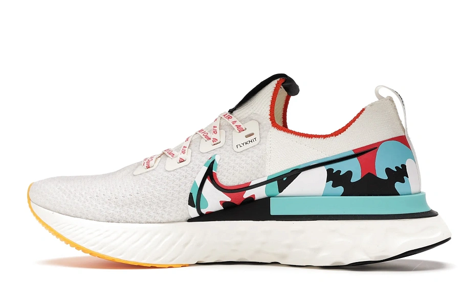 Фото № 4 с приближением к товару «‎Nike React Infinity Run Flyknit A.I.R Sail»