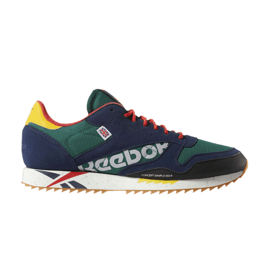 Фото № 1 с приближением к товару «‎Reebok Classic Leather Ripple Altered Green Red»