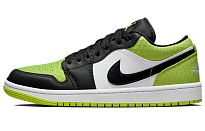 Фото № 1 с приближением к товару «‎Nike Air Jordan 1 Low "Vivid Green Snakeskin"»