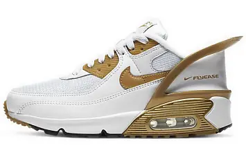 Nike Air Max 90 FlyEase GS 'Metallic Gold' - 1