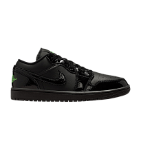 Фото № 1 с приближением к товару «‎Air Jordan Women's 1 Low SE Black Scream Green»
