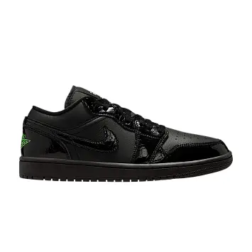 Air Jordan Women's 1 Low SE Black Scream Green - 1