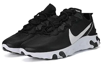 Nike React Element 55 BlackWhite - 3