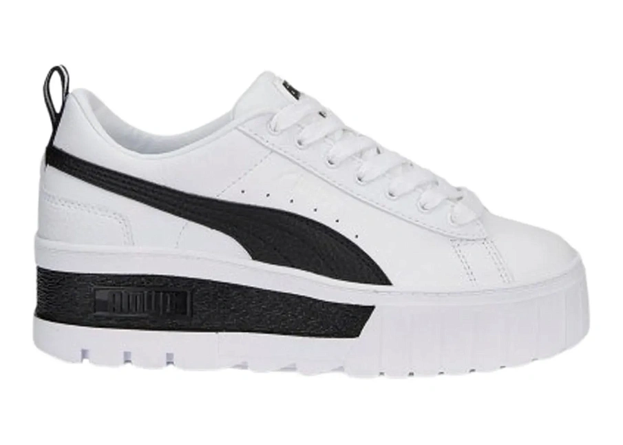 Фото № 1 с приближением к товару «‎Puma Mayze Wedge White Black »