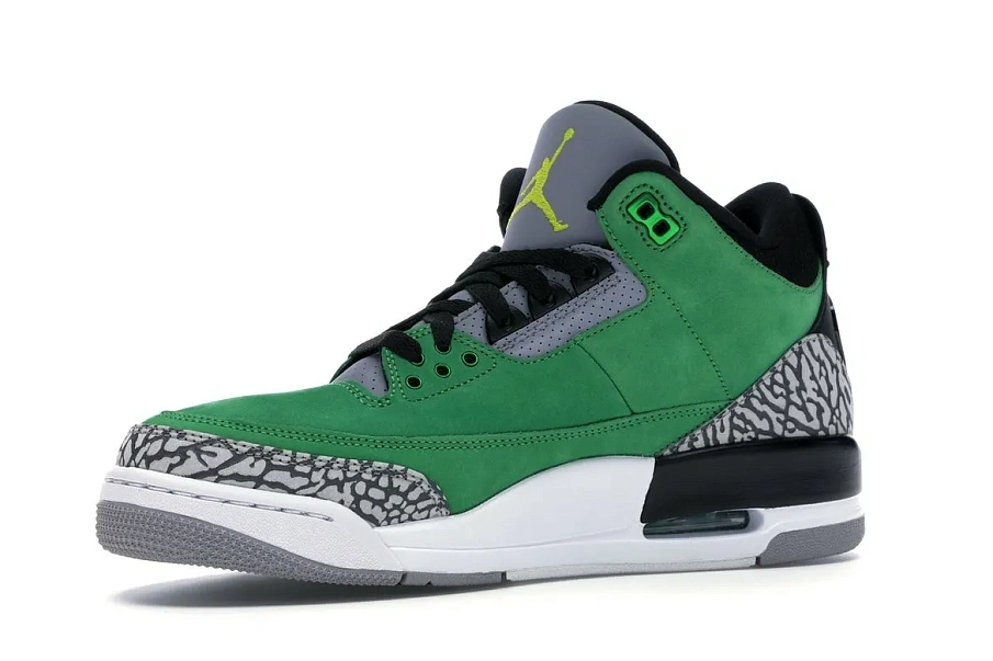 Фото № 3 с приближением к товару «‎Jordan 3 Retro Tinker Oregon Ducks PE»