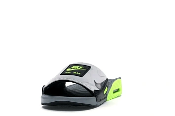 Nike Air Max 90 Slide Smoke Grey Volt Black - 4