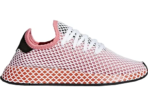 adidas Deerupt Chalk Pink Bold Orange 