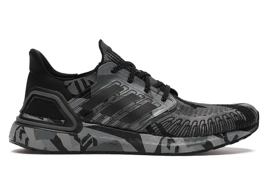 Фото № 1 с приближением к товару «‎adidas Ultra Boost 20 Geometric Black Grey»