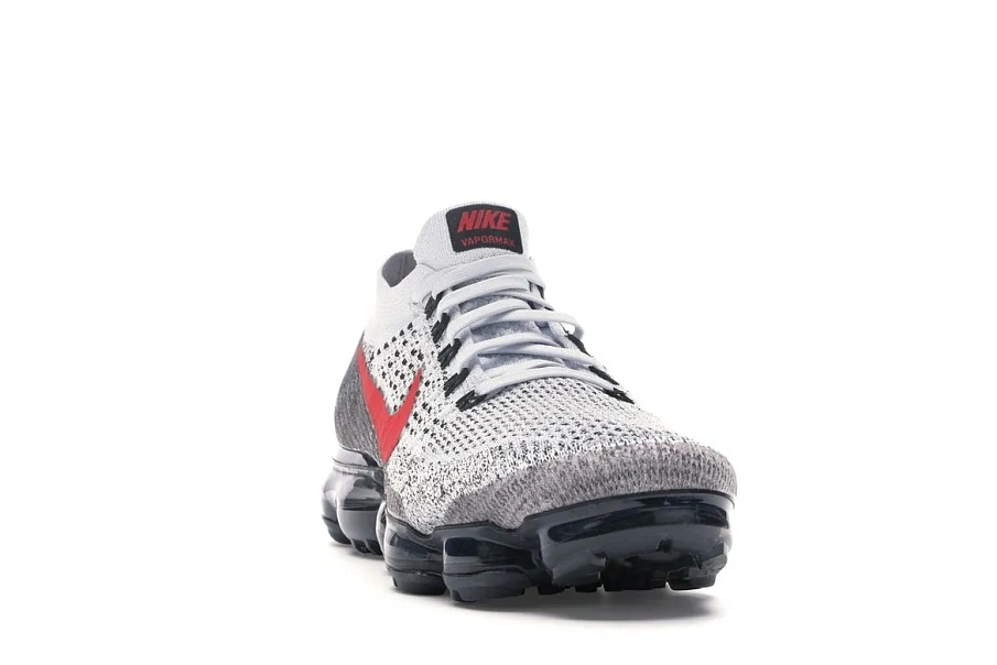 Фото № 2 с приближением к товару «‎Nike Air VaporMax Platinum Red Black»