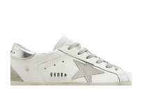 Фото № 3 с приближением к товару «‎Golden Goose Women's Superstar White Ice Silver»