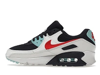Фото № 5 с приближением к товару «‎Nike Air Max 90 Aqua Red White Black »