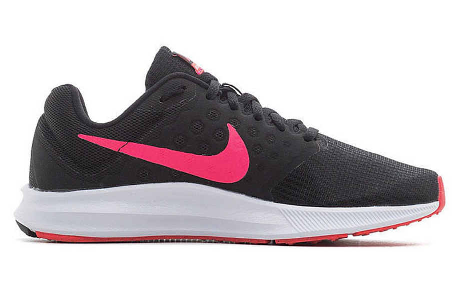 Фото № 2 с приближением к товару «‎Nike Wmns Downshifter 7 Damping Non Slip Color Matching Running Shoes BlackPink»