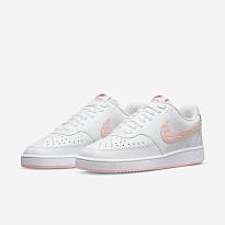 Фото № 4 с приближением к товару «‎Nike Wmns Court Vision "Valentine's Day" Low-Top Sneakers WhitePink»