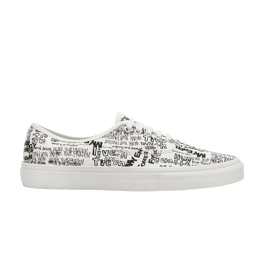 Фото № 1 с приближением к товару «‎Comme des Garçons x Vans Authentic LX Graffiti»