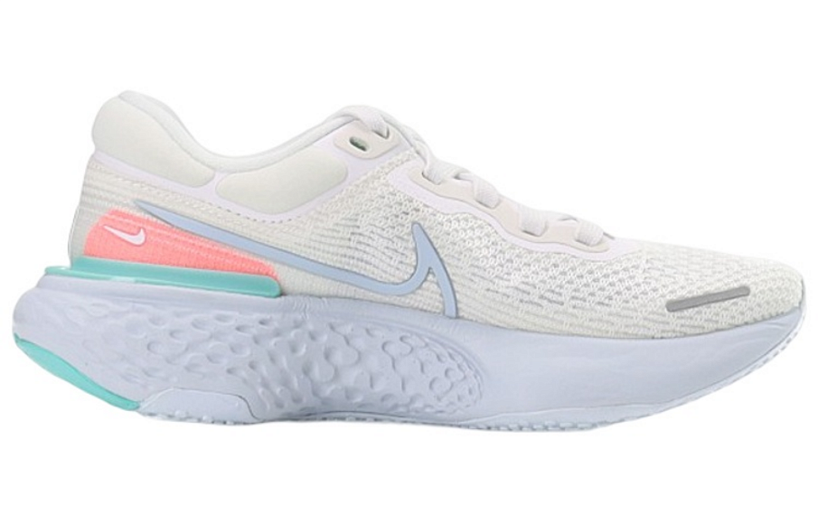 Фото № 2 с приближением к товару «‎Nike Wmns ZoomX Invincible Run Flyknit Low-Top Running Shoes WhiteBlue»