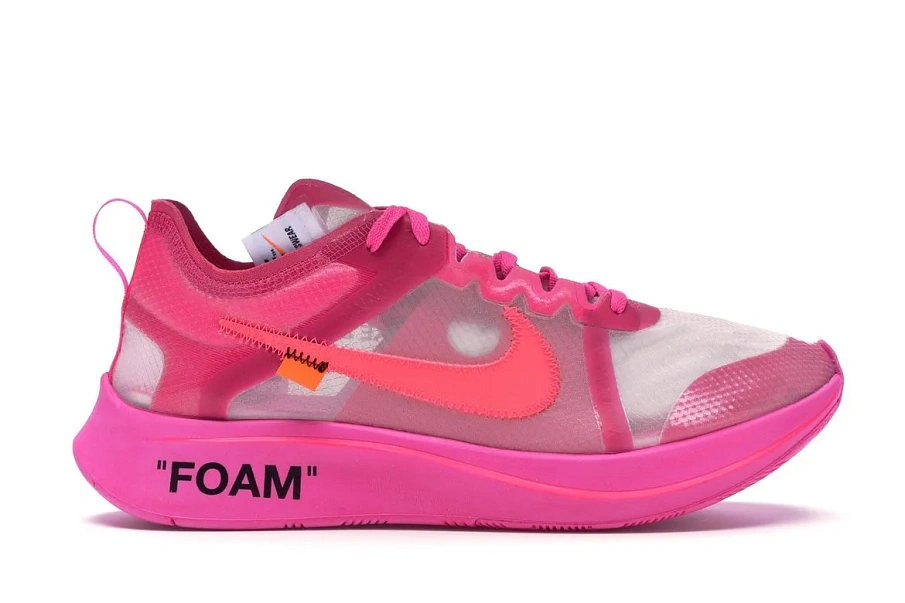 Фото № 1 с приближением к товару «‎Nike Zoom Fly Off-White Pink»