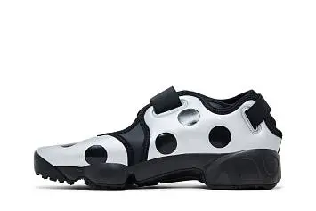 Nike Women's Air Rift Polka Dots Black Metallic Silver - 4