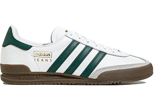 adidas Jeans White Collegiate Green Gum