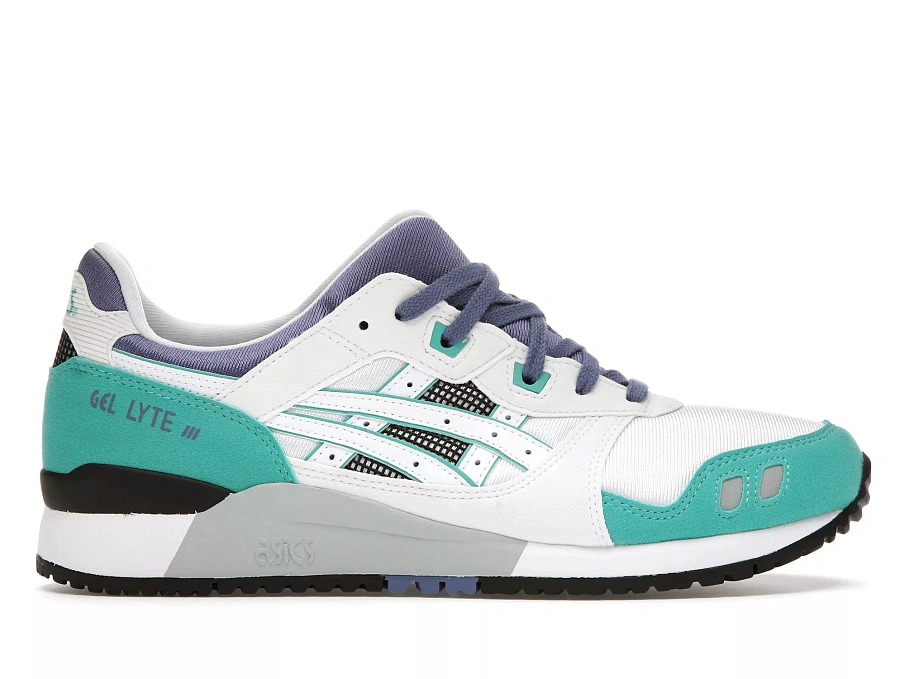 Фото № 1 с приближением к товару «‎ASICS Gel-Lyte III White Teal Blue»