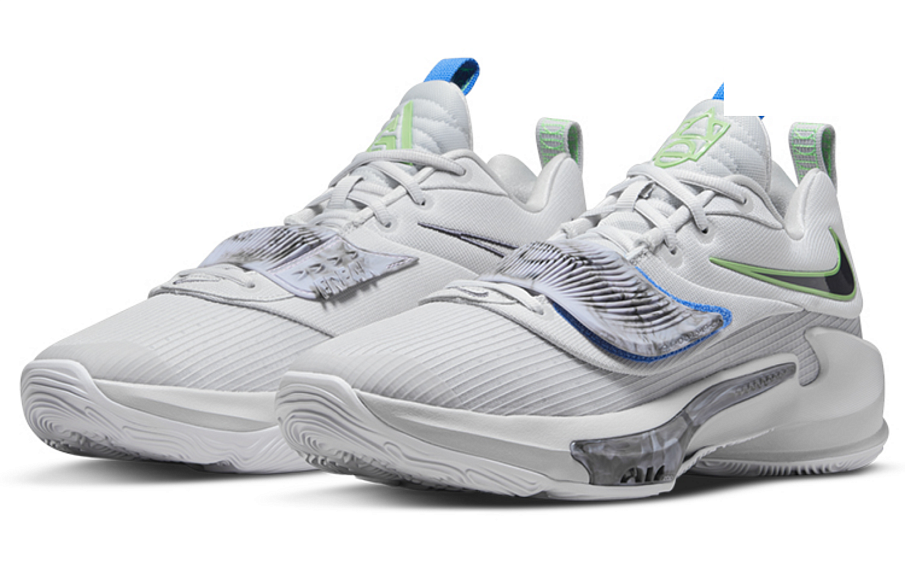 Фото № 3 с приближением к товару «‎Nike Zoom Freak 3 EP Basketball shoes greengrey»